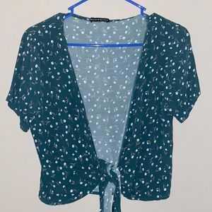 Brandy Melville Wrap Blouse